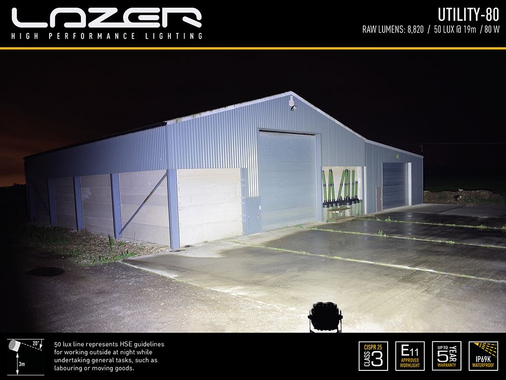 LAZER LAMPS UTILITY-80